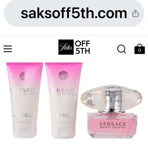 Versace Bright Crystal 3 piece Set The Perfect Valentine Gift